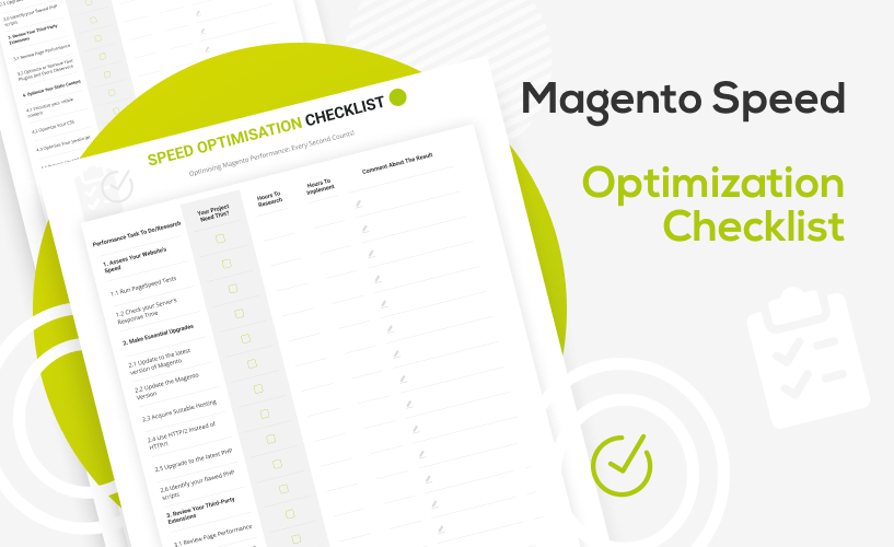 Magento speed optimisation checklist